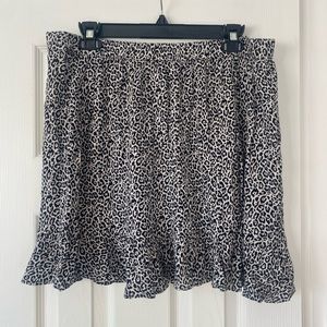 AE Leopard Print Skirt